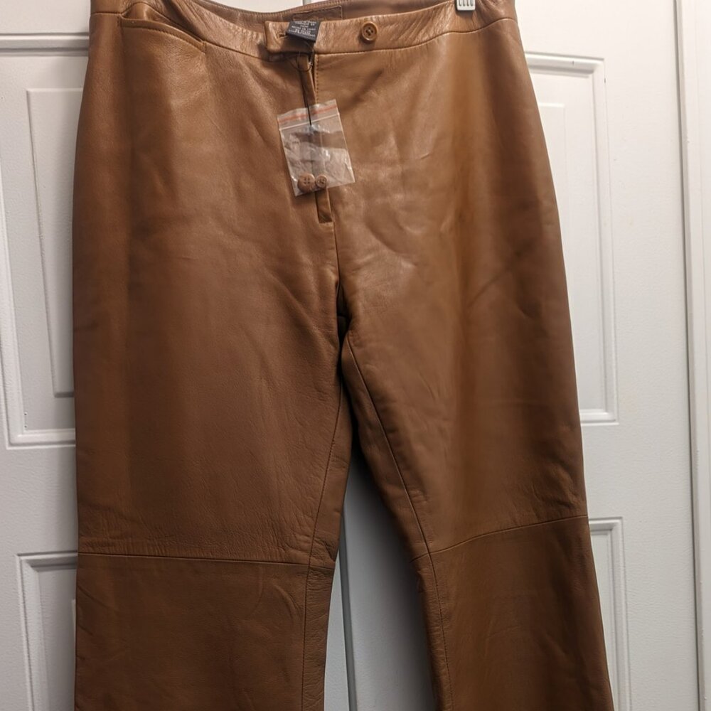 BCBGMaxazria leather pants NWT